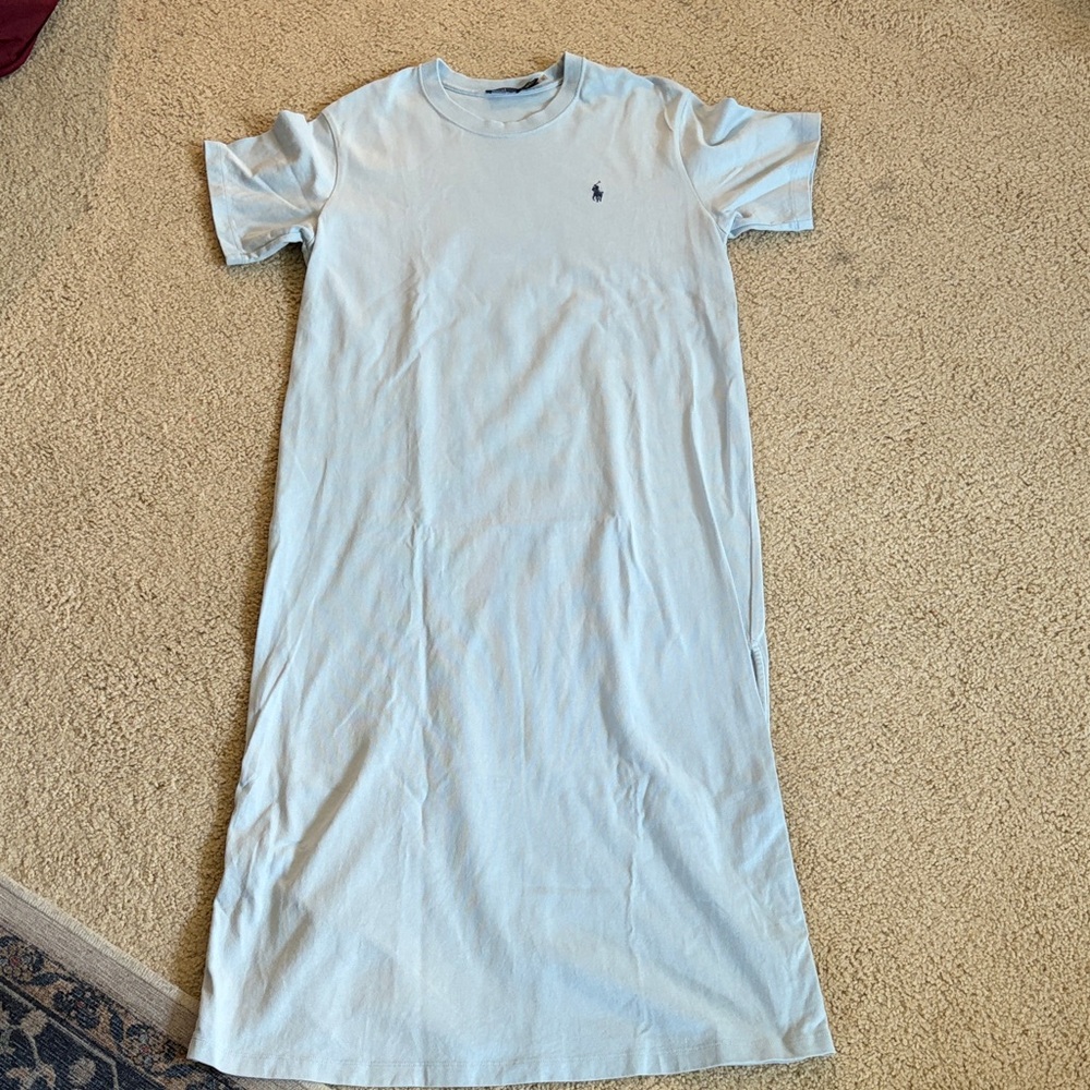 Polo by Ralph Lauren Light Blue Midi Dress